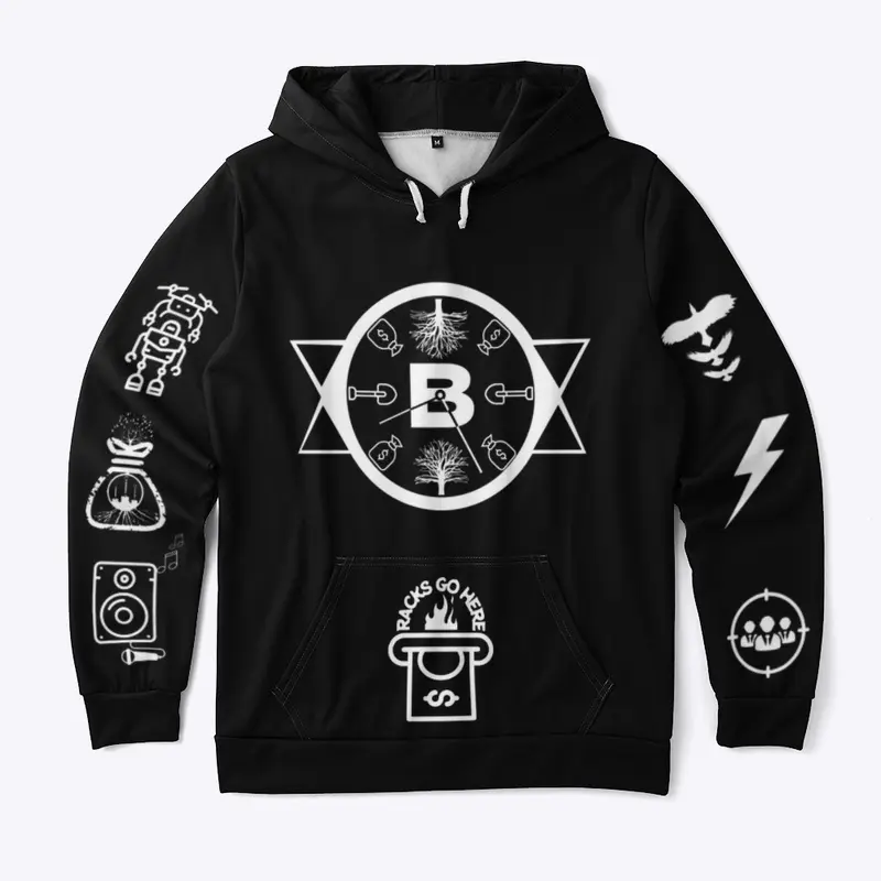 Heavy “B” Logo Hoody- Briick Collection 